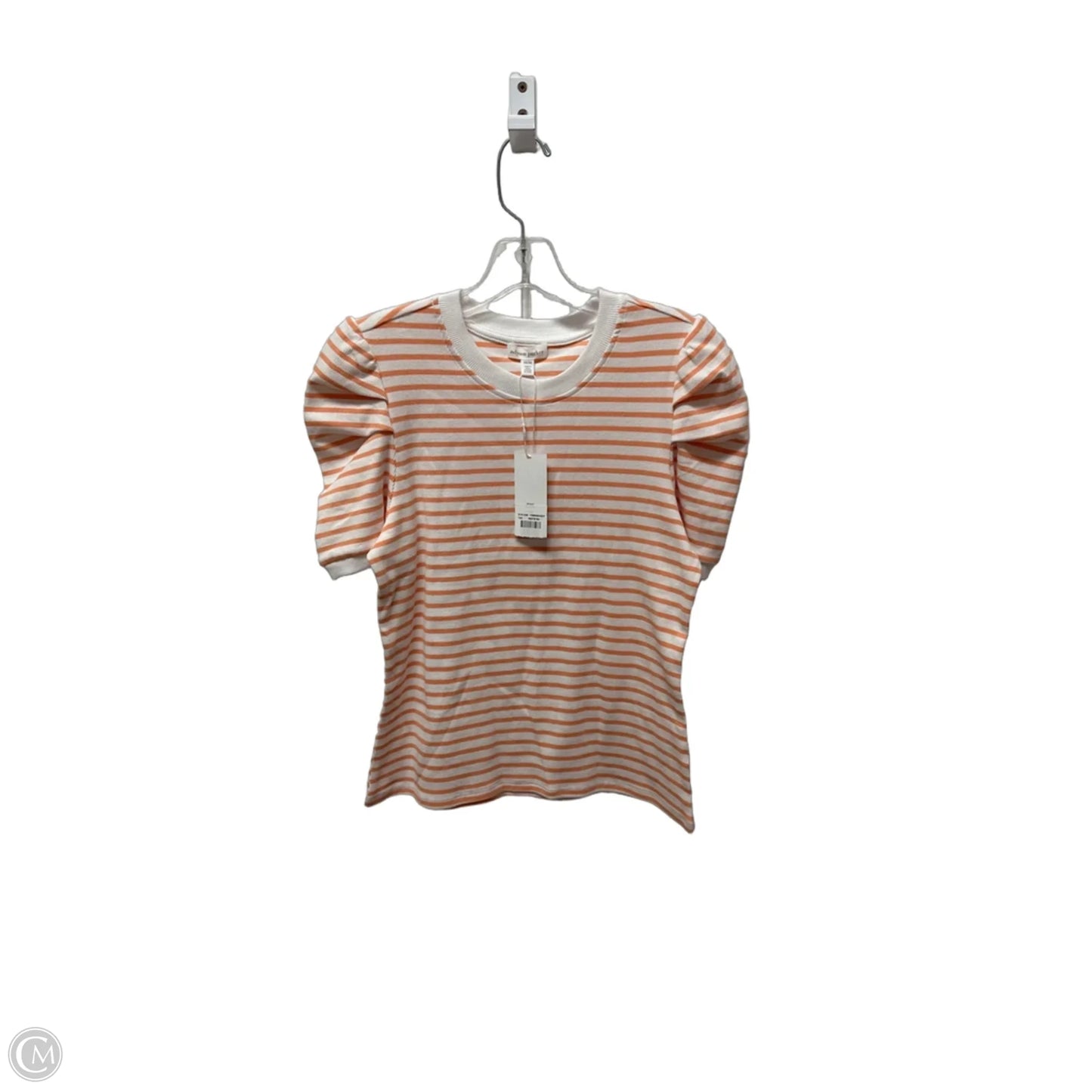 Top Short Sleeve Basic By Adyson Parker In Striped Pattern, Size: M