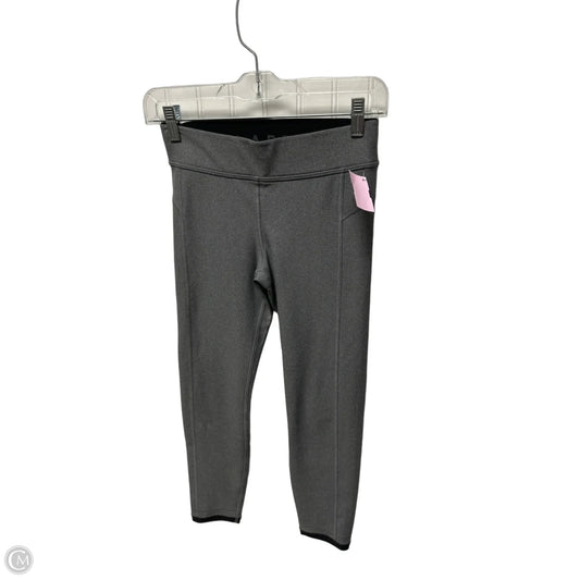 Athletic Leggings By Under Armour In Grey, Size: Sp