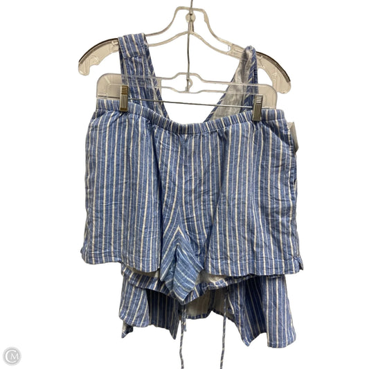 Shorts Set By Clothes Mentor In Striped Pattern, Size: M