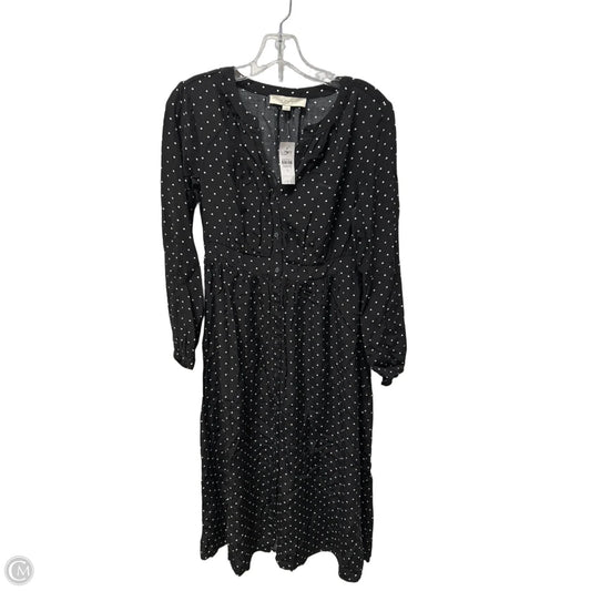 Dress Casual Maxi By Loft In Polkadot Pattern, Size: Xs