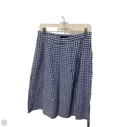 Skirt Midi By Banana Republic In Black & White, Size: 10