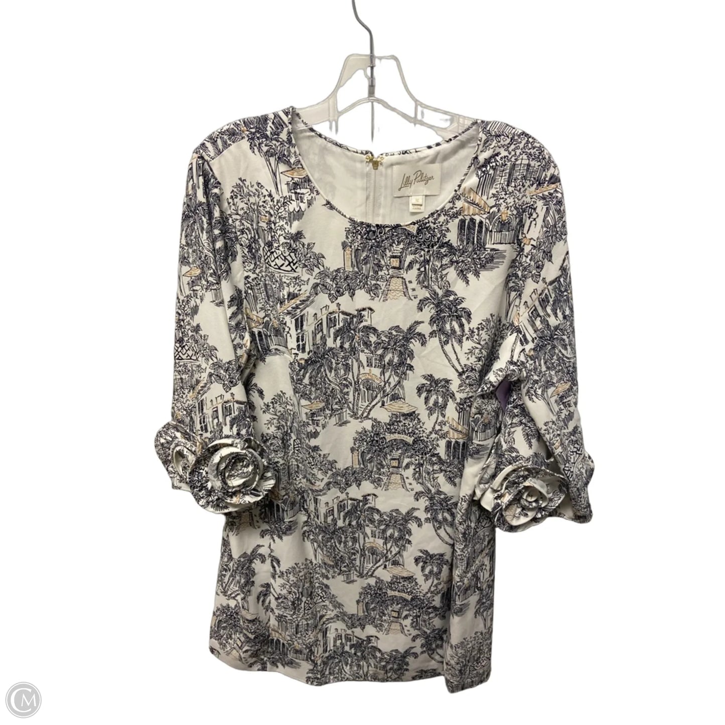 Dress Designer By Lilly Pulitzer In Black & White, Size: Xl