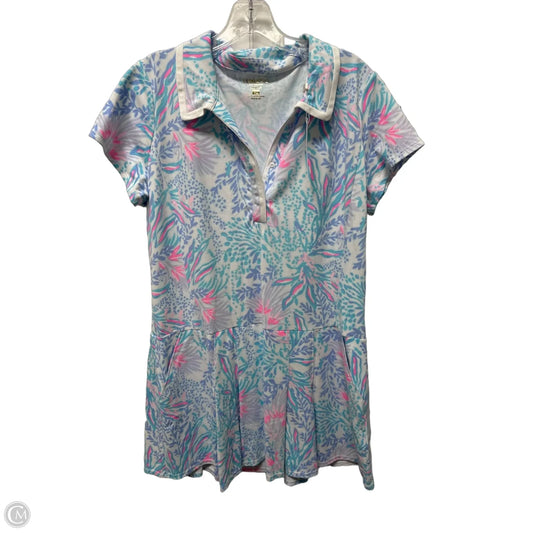 Dress Designer By Lilly Pulitzer In Blue & Pink, Size: Xl