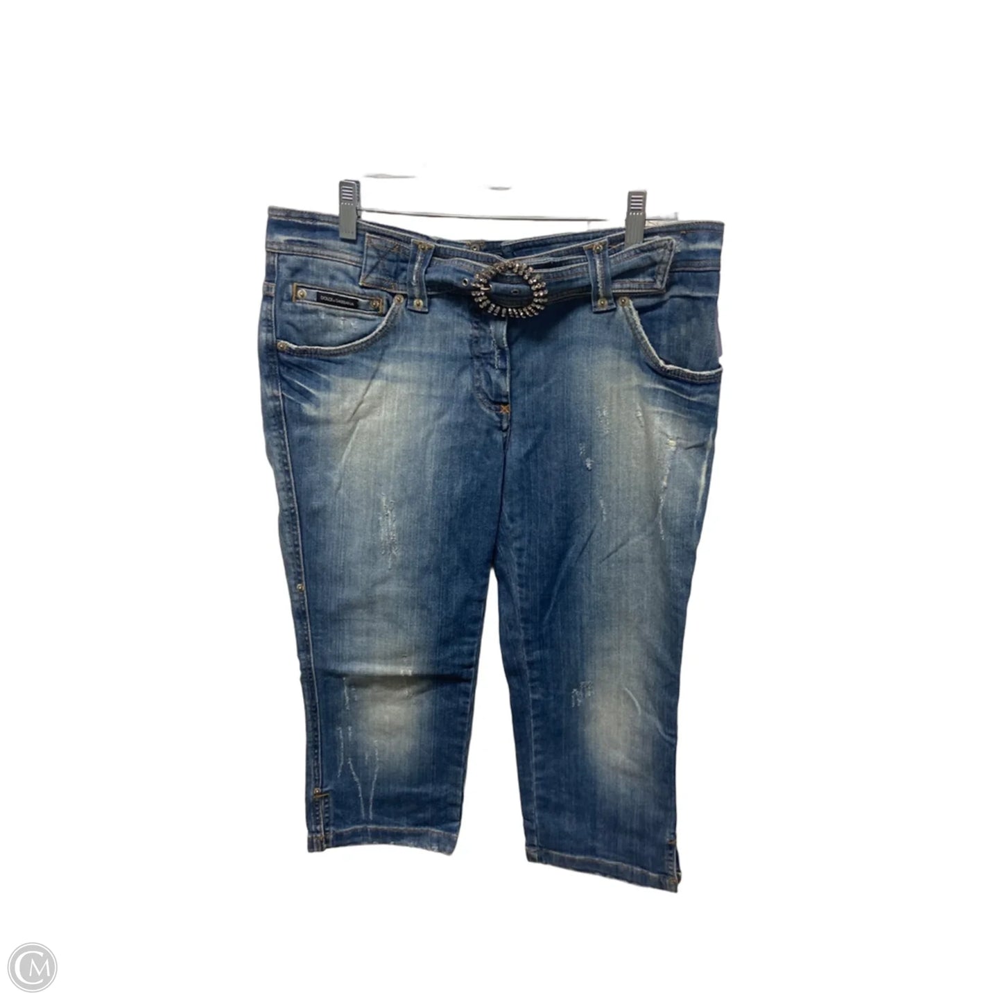 Jeans Luxury Designer By Dolce And Gabbana In Blue Denim, Size: 4