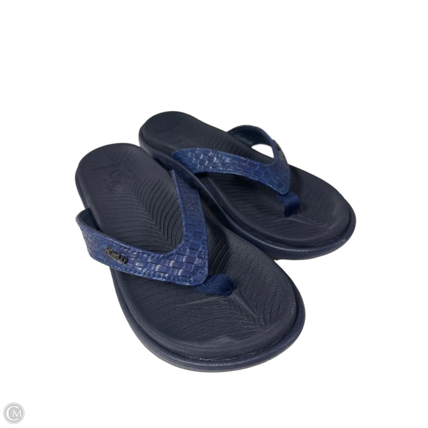 Sandals Flip Flops By Clothes Mentor In Blue, Size: 5