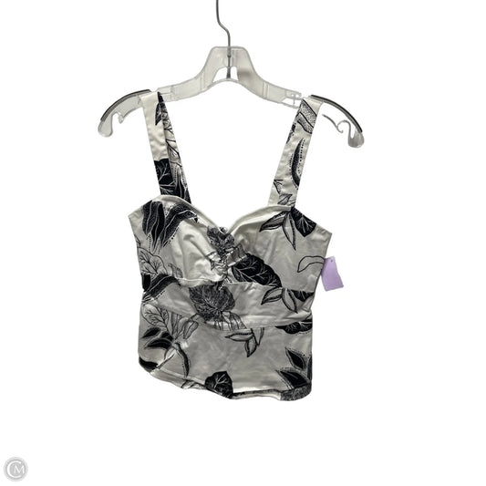 Top Sleeveless By White House Black Market In Black & White, Size: Xs