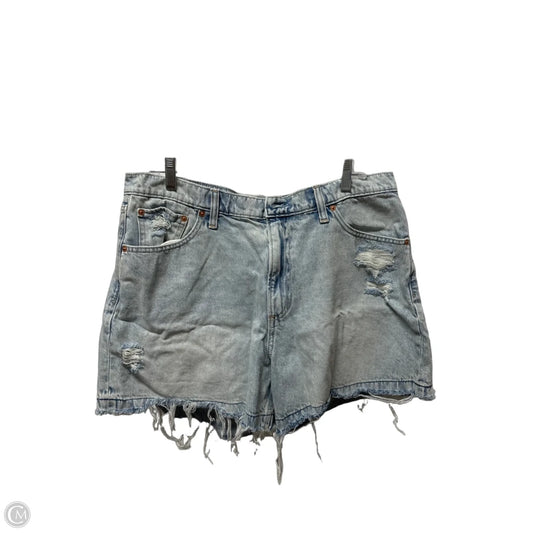 Shorts By Gap In Blue Denim, Size: 16