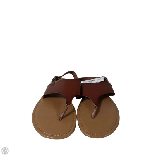 Sandals Flats By Sonoma In Brown, Size: 8