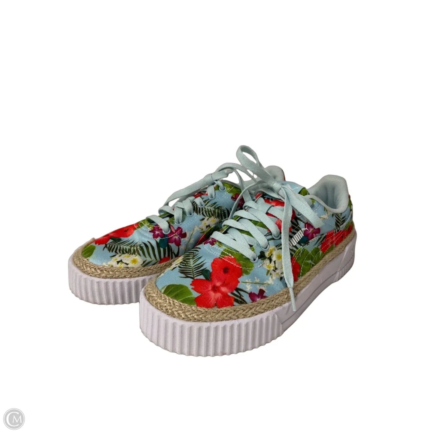 Shoes Sneakers By Puma In Tropical Print, Size: 9