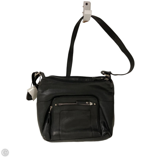 Handbag Leather By Clothes Mentor, Size: Medium