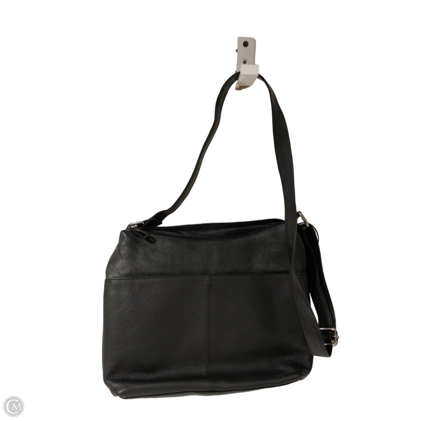 Handbag Leather By Clothes Mentor, Size: Medium