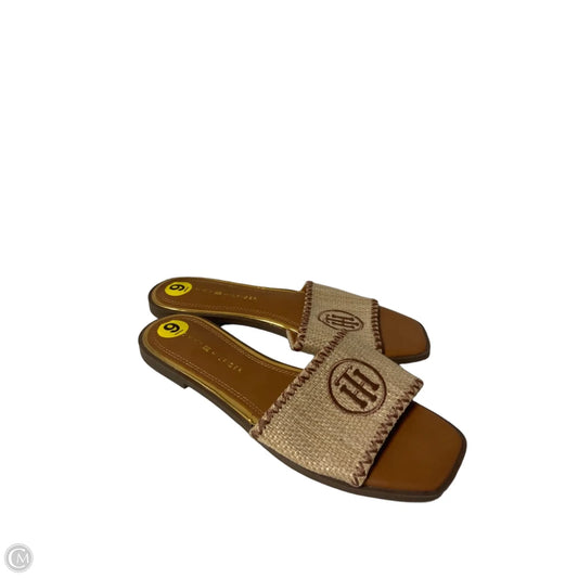 Sandals Flats By Tommy Hilfiger In Brown, Size: 9