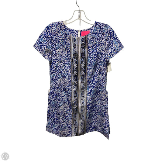 Dress Designer By Lilly Pulitzer In Blue & White, Size: S