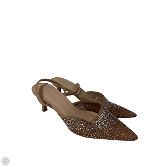 Shoes Heels Stiletto By Top Moda In Beige, Size: 10