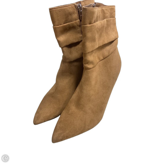 Boots Ankle Heels By Marc Fisher In Tan, Size: 8