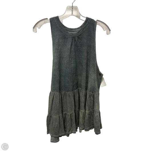 Top Sleeveless By Free People In Green, Size: L