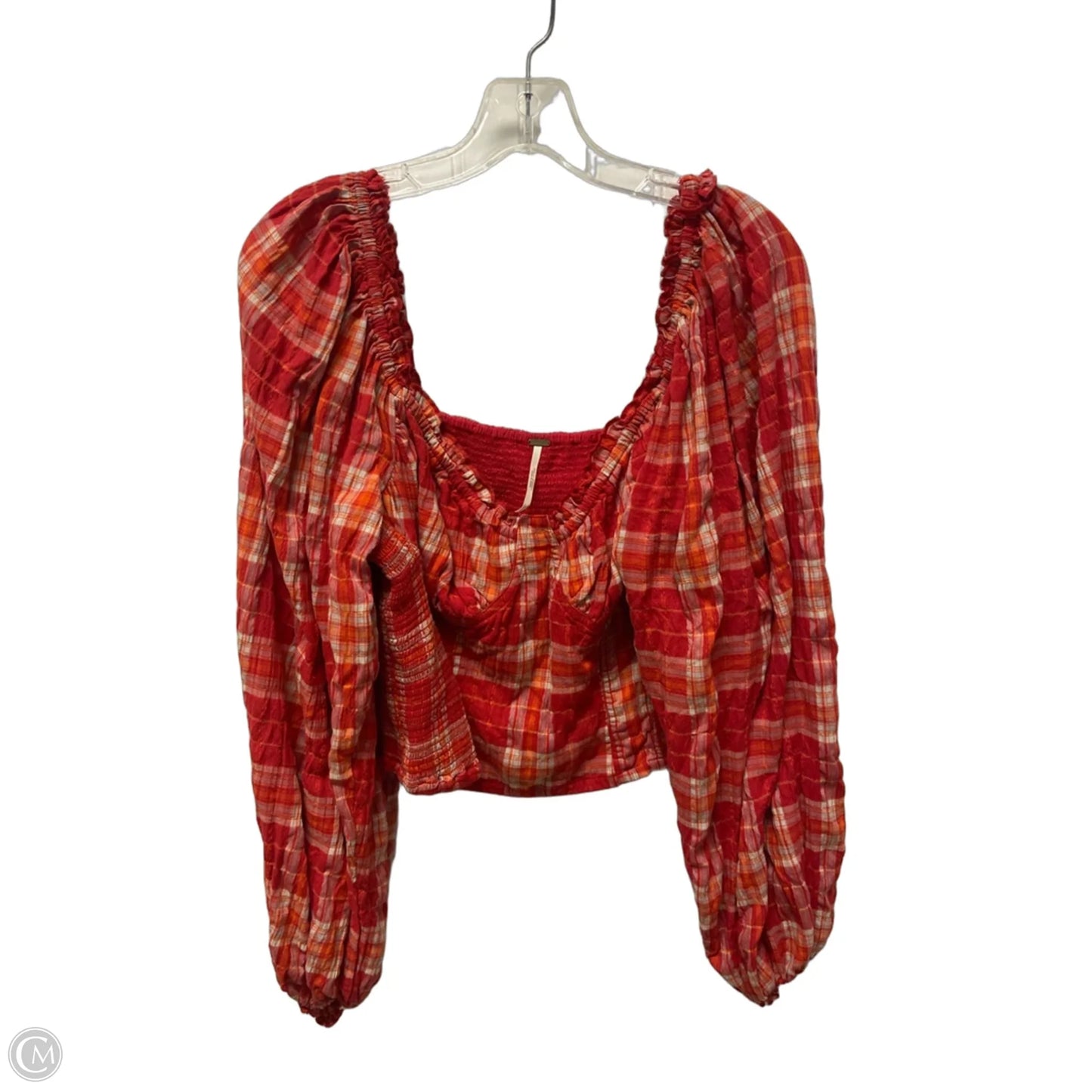 Top Long Sleeve By Free People In Red, Size: L