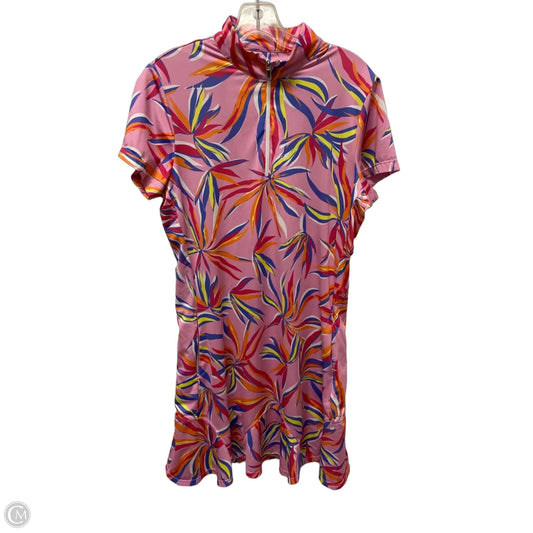 Athletic Dress By Tail In Pink, Size: M