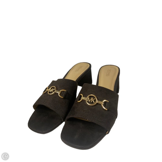 Sandals Designer By Michael Kors In Brown, Size: 9