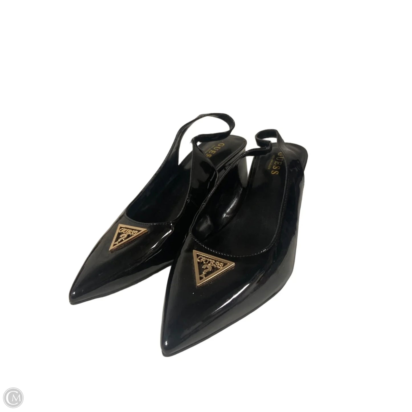 Shoes Heels Block By Guess In Black, Size: 10