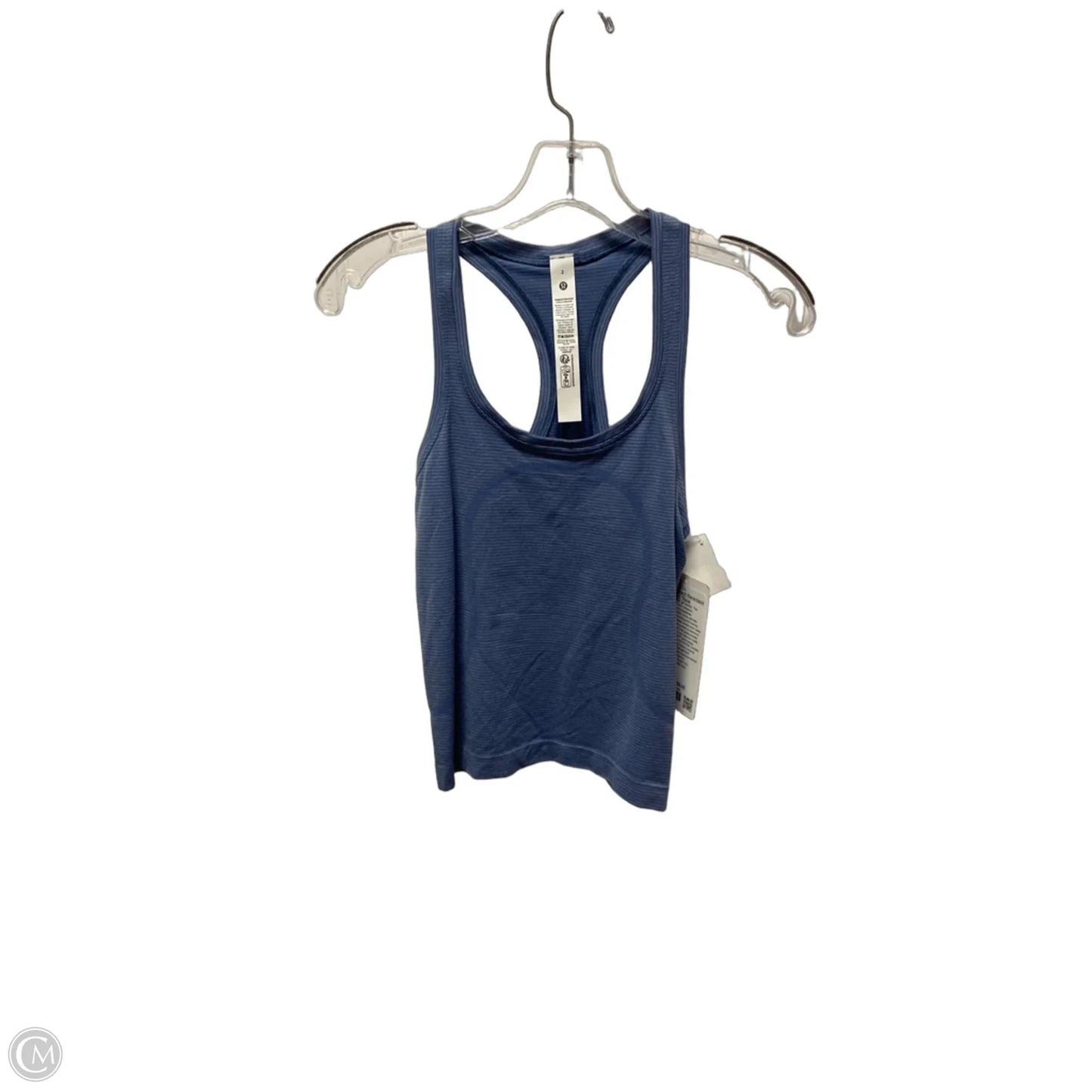 Athletic Tank Top By Lululemon In Blue, Size: Xs