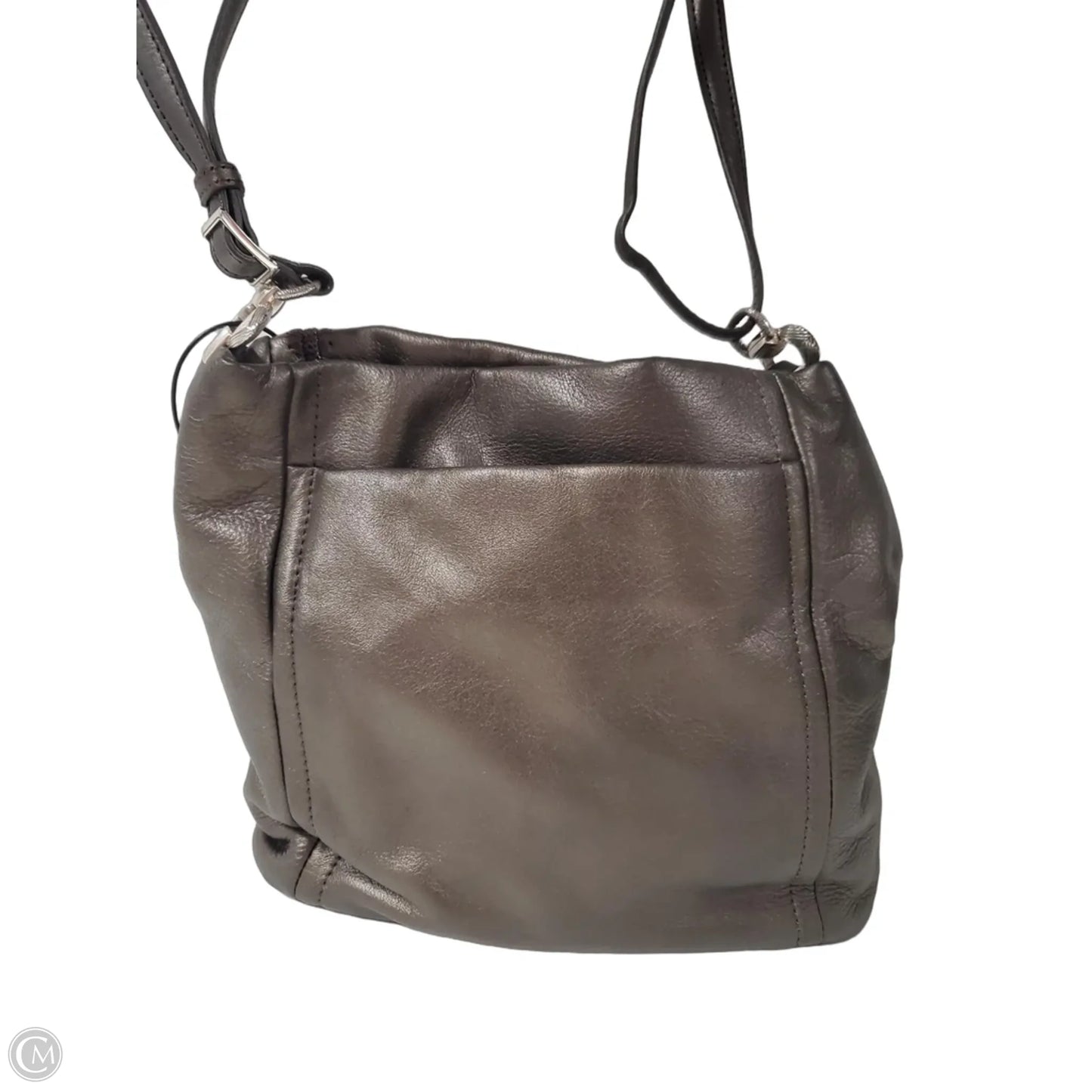 Handbag Leather By Brighton, Size: Medium
