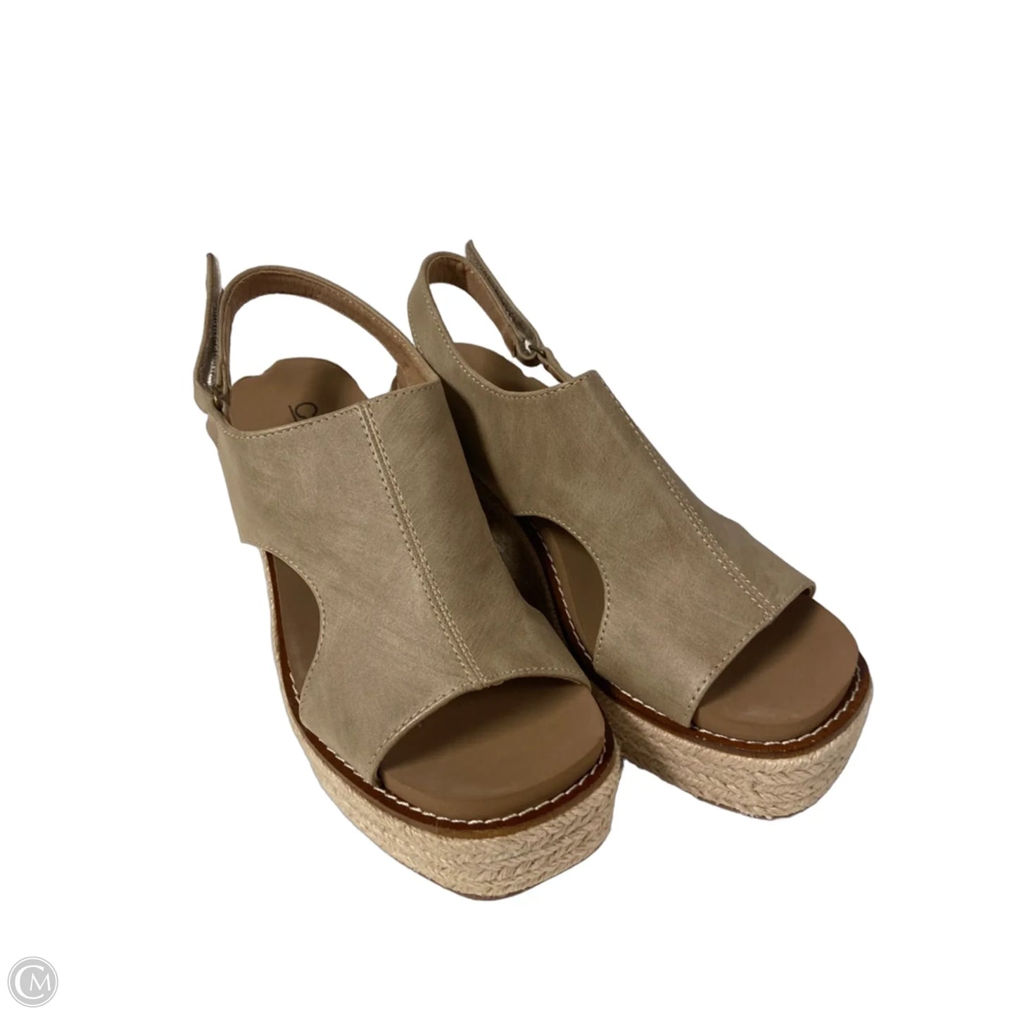Sandals Heels Platform By Corkys In Tan, Size: 7