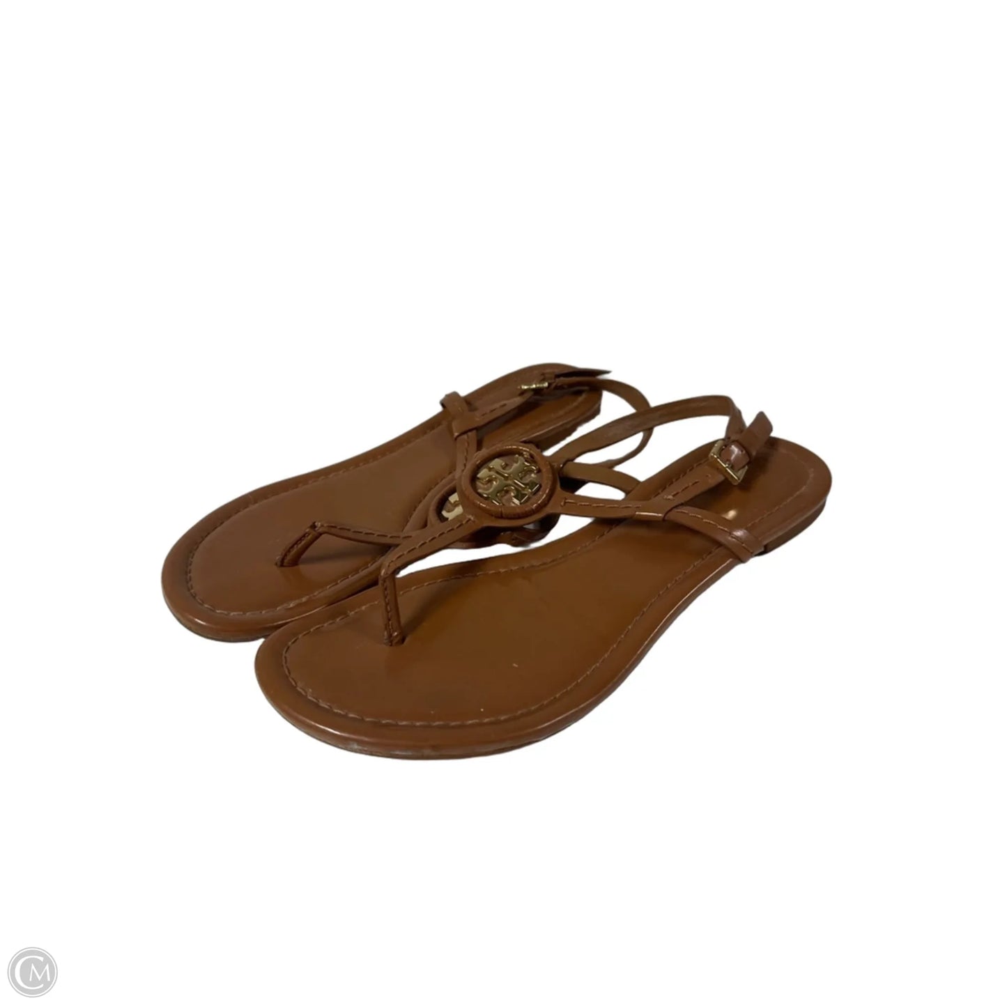 Sandals Designer By Tory Burch In Tan, Size: 7.5