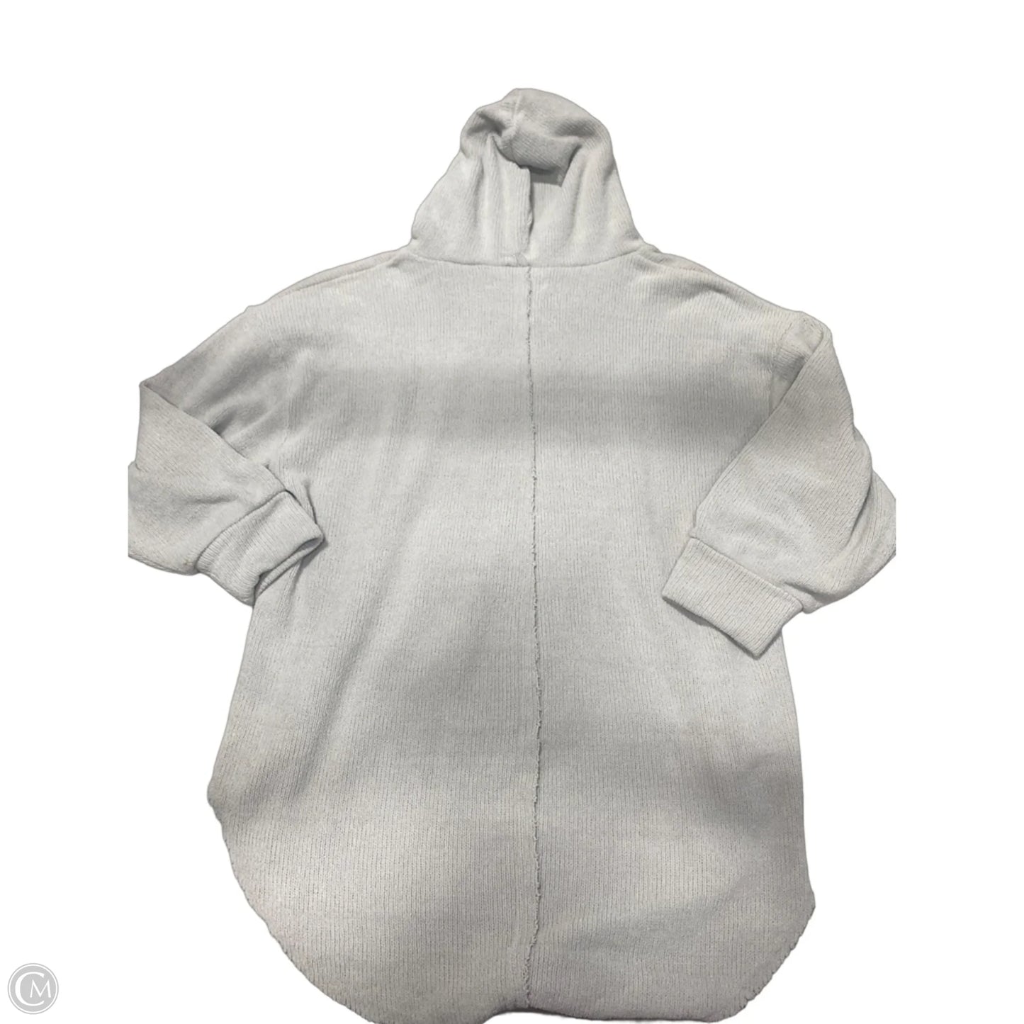 Sweatshirt Hoodie By Free People In Grey, Size: L