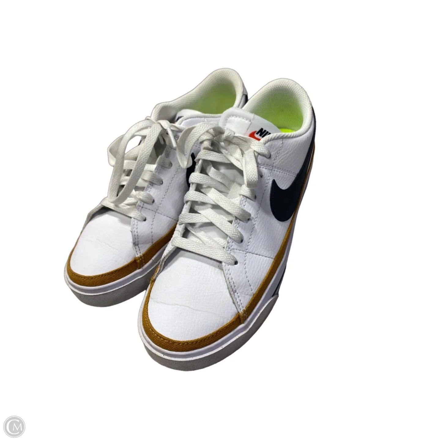 Shoes Athletic By Nike In White, Size: 8