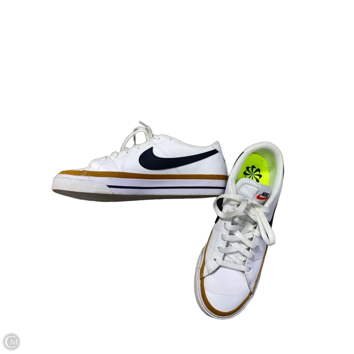 Shoes Athletic By Nike In White, Size: 8