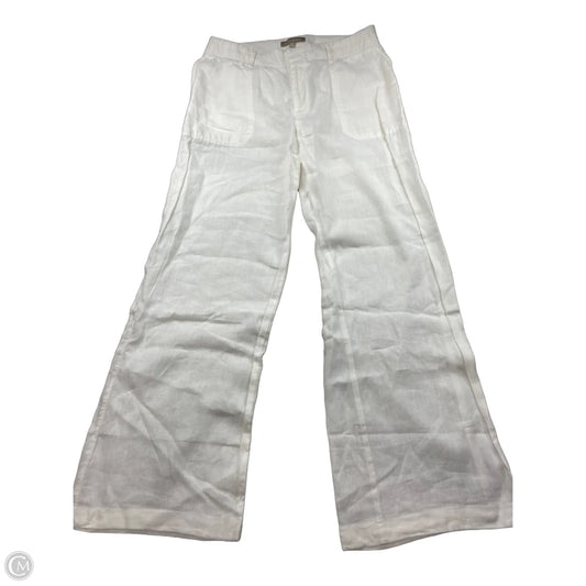 Pants Linen By Banana Republic In White, Size: 14