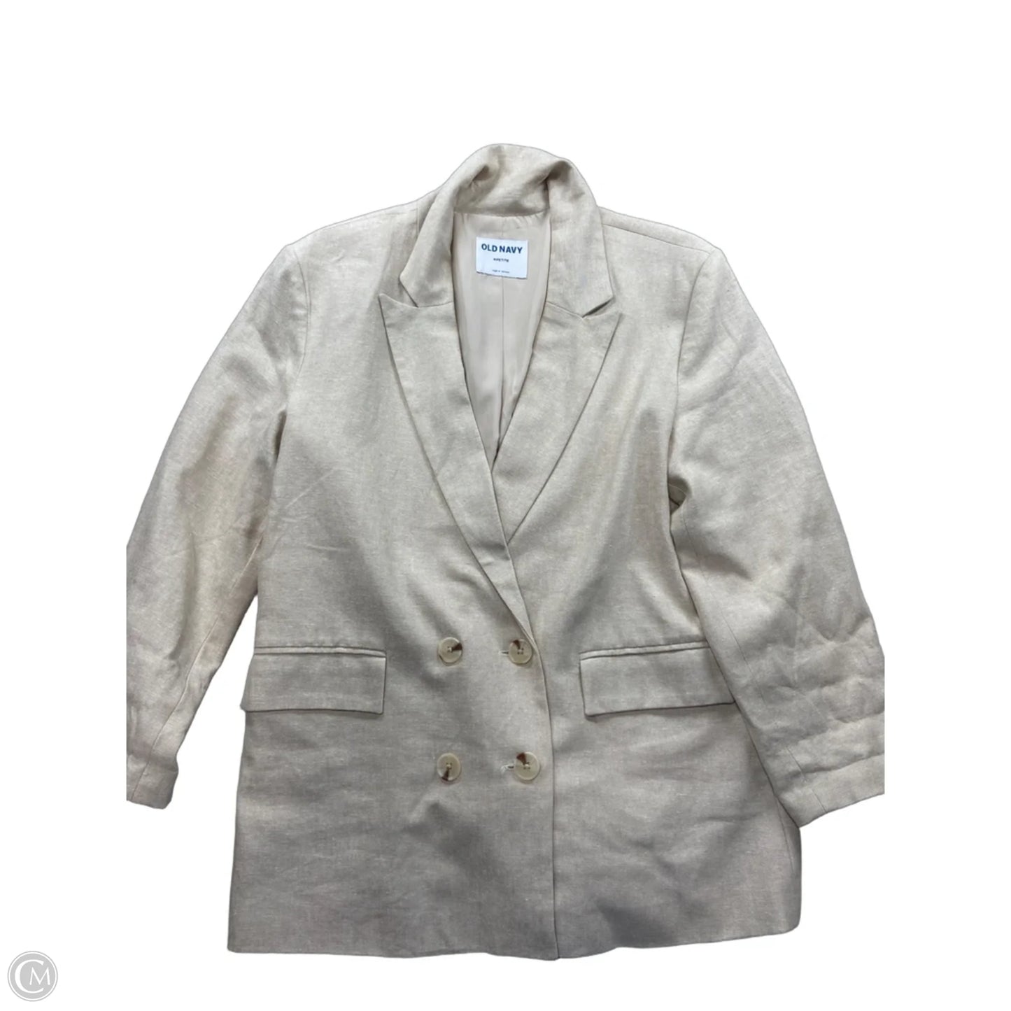 Blazer By Old Navy In Beige, Size: Mp