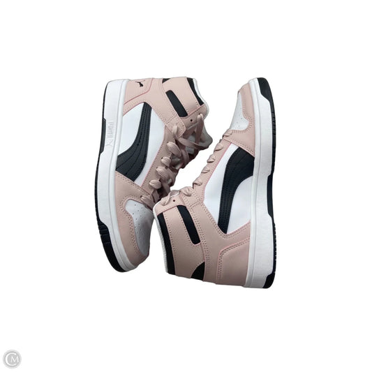 Shoes Sneakers By Puma In Black & Pink, Size: 9