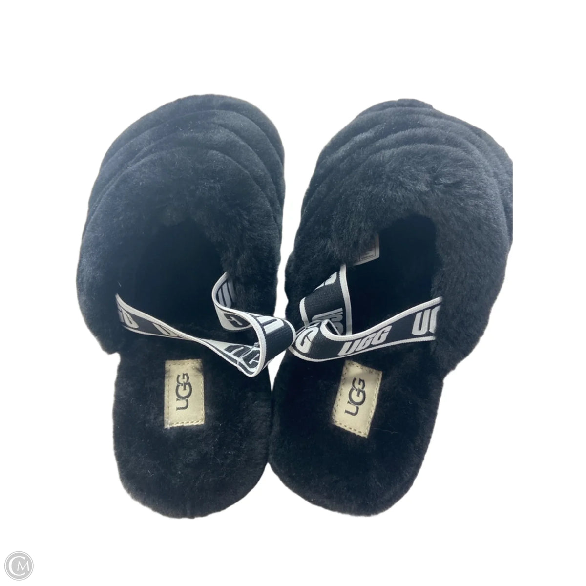Sandals Designer By Ugg In Black, Size: 6