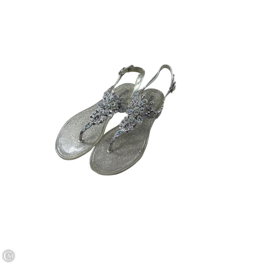 Sandals Flats By Olivia Miller In Clear, Size: 8