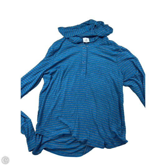Top Long Sleeve By Cabi In Striped Pattern, Size: M