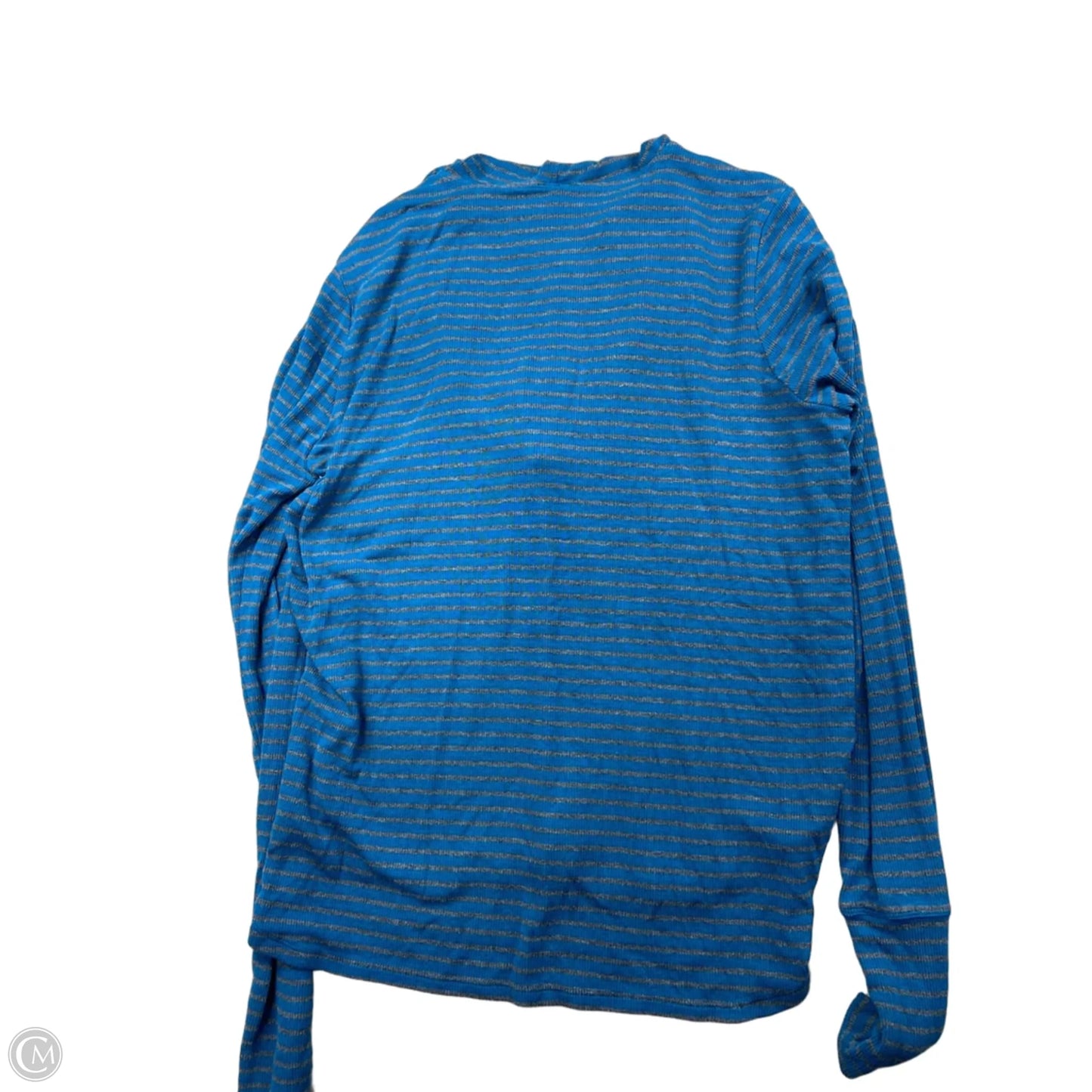 Top Long Sleeve By Cabi In Striped Pattern, Size: M