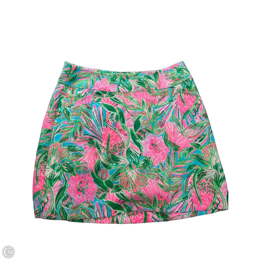 Skort Designer By Lilly Pulitzer In Blue & Green, Size: 12