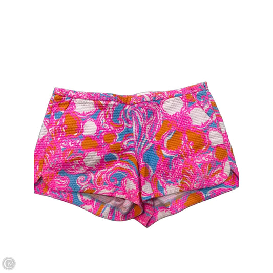 Shorts Designer By Lilly Pulitzer In Orange & Pink, Size: 14