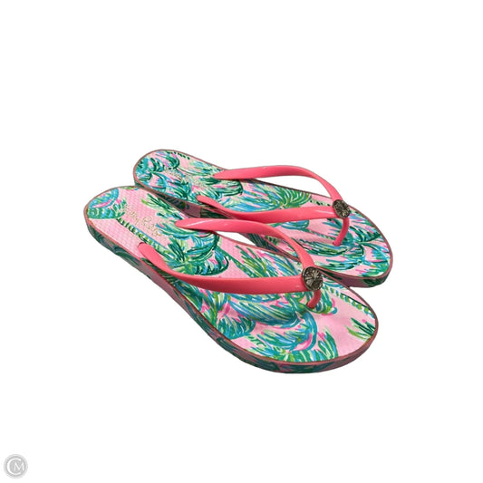 Sandals Designer By Lilly Pulitzer In Pink, Size: 9.5