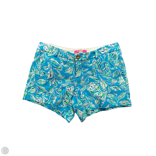 Shorts Designer By Lilly Pulitzer In Blue & Green, Size: 6