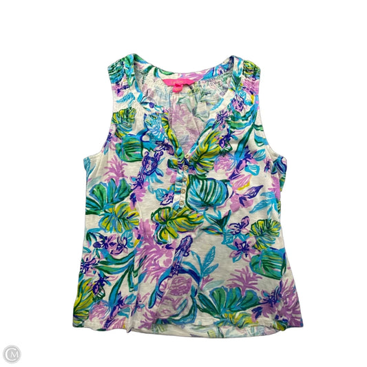 Top Sleeveless Designer By Lilly Pulitzer In Multi-colored, Size: S