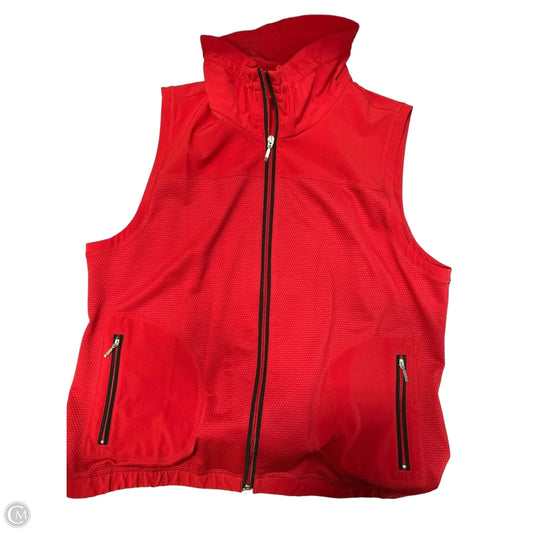 Vest Other By Zenergy By Chicos In Red, Size: L