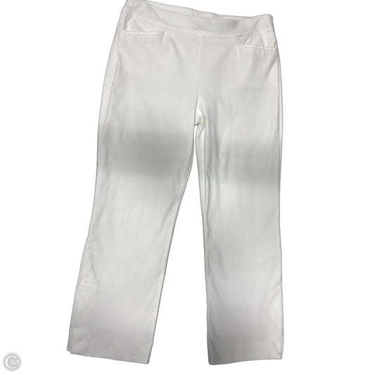 Pants Cropped By Chicos In White, Size: 6