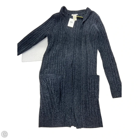 Sweater Cardigan By Matty M In Black, Size: L