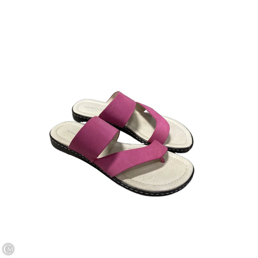 Sandals Flats By Donald Pliner In Pink, Size: 7.5