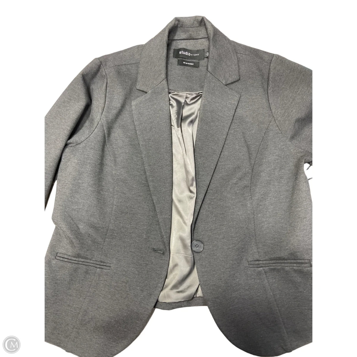 Blazer By Torrid In Grey, Size: 1x