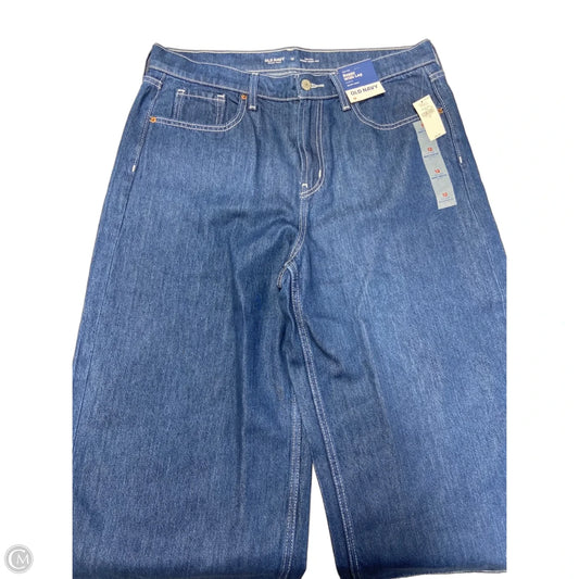 Jeans Cropped By Old Navy In Blue Denim, Size: 12