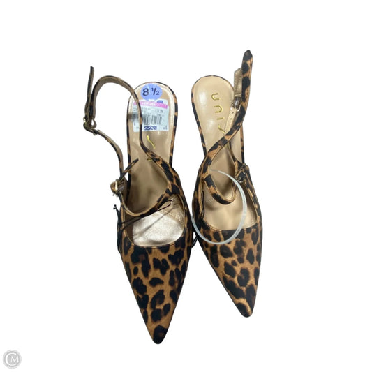 Shoes Heels Stiletto By Unisa In Animal Print, Size: 8.5